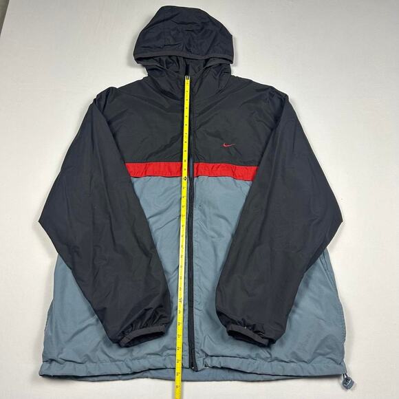 Y2K Nike Grey and Red Windbreaker Jacket - Picture 5 of 6